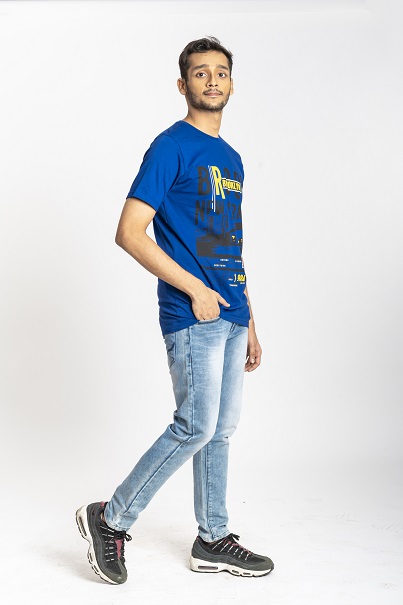 New designed light blue t-shirt